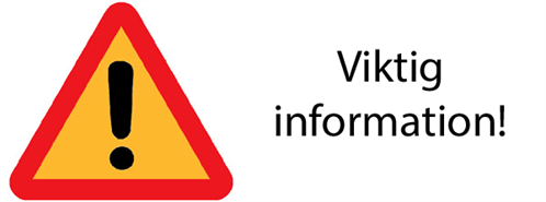 Viktiginformation (1)